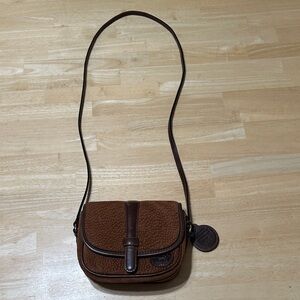 Los Robles Polo Time, Elegant Brown/Tan Leather Crossbody Bag
